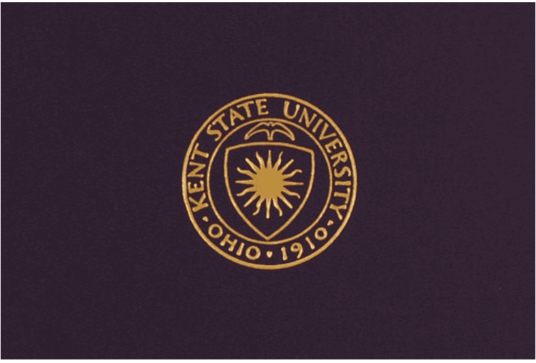 Kent State University Ohio logo and illustration