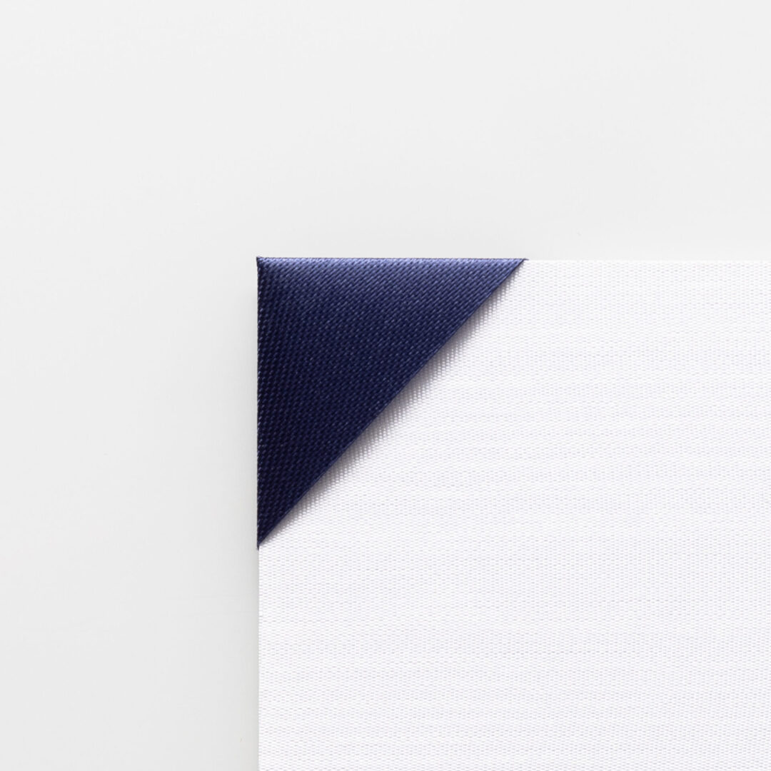 Navy Blue Ribbon Colors on a white background