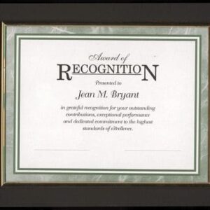 EZ Recognition Plaque